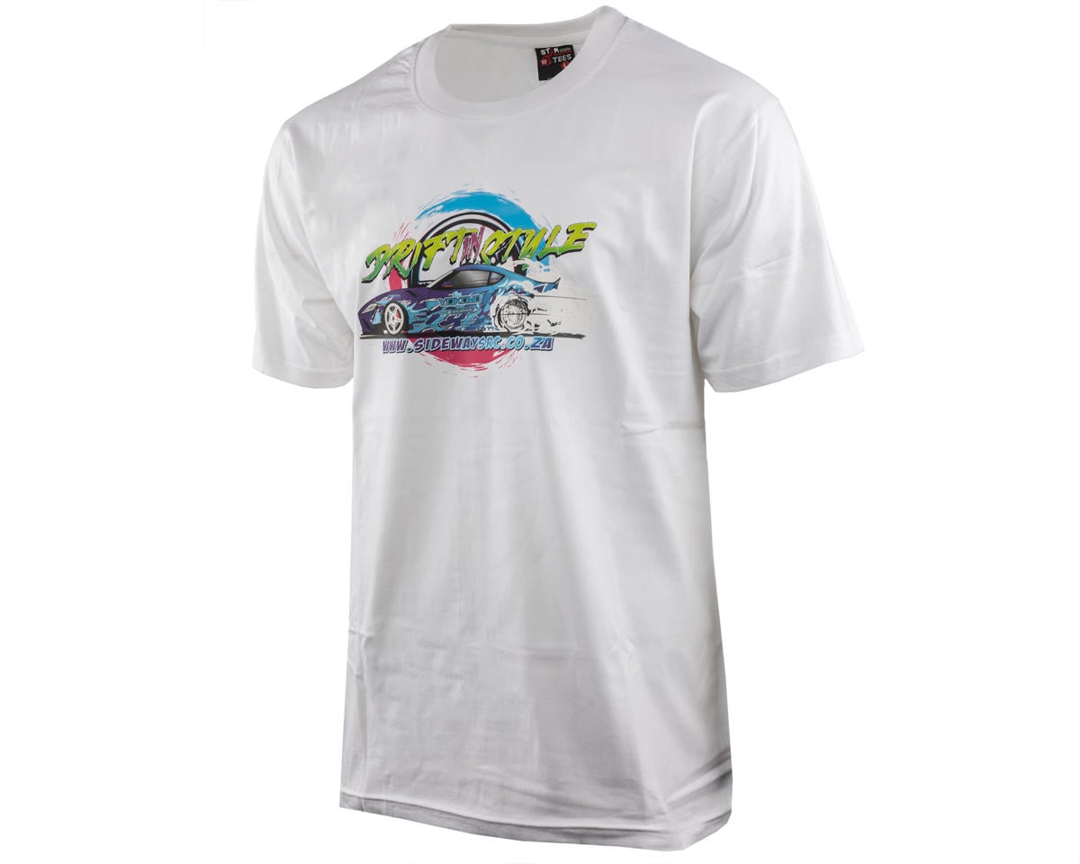 Sideways RC T-Shirts V4 (White) (XL)