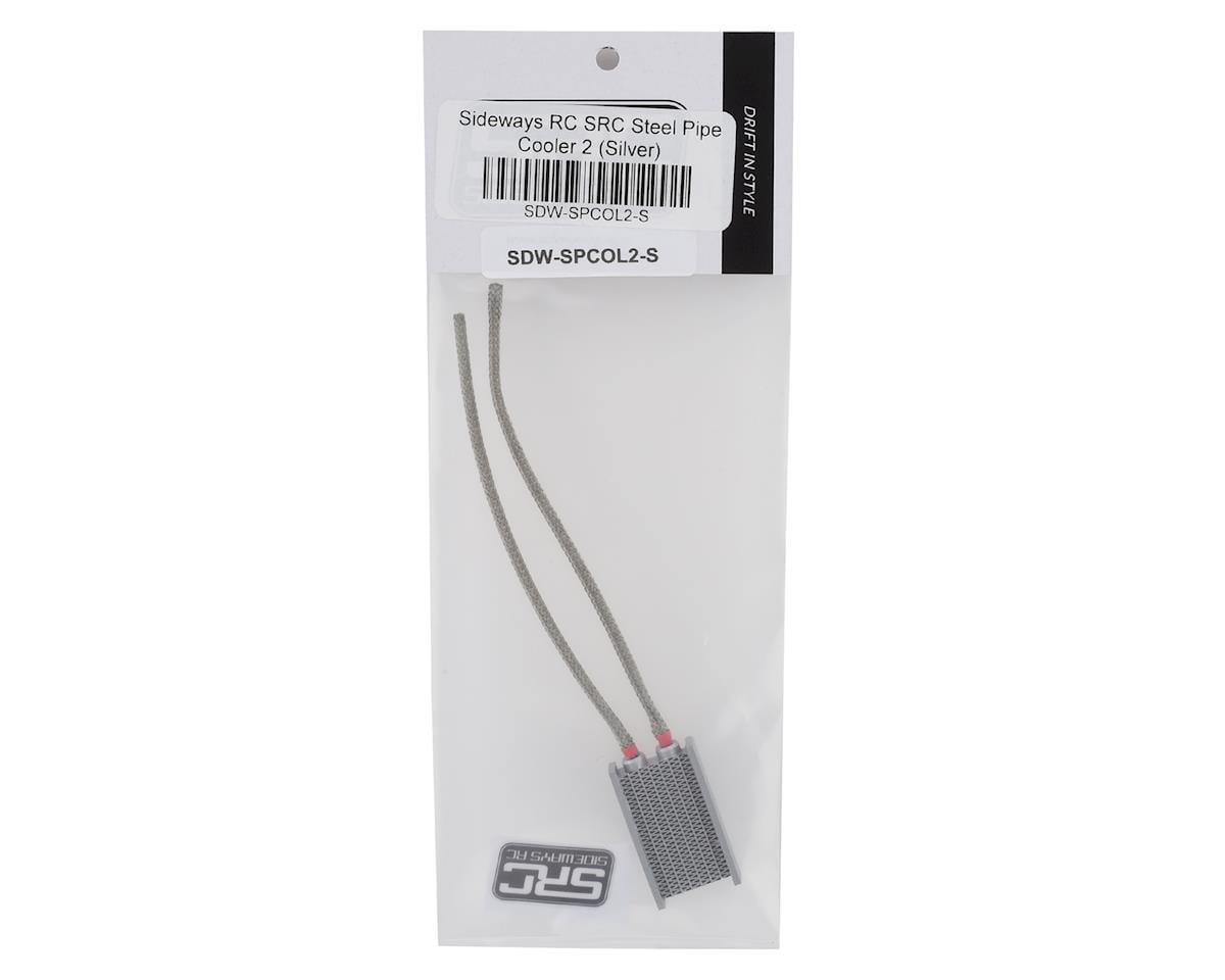 Sideways RC Scale Drift Steel Pipe Cooler 2 (Silver)