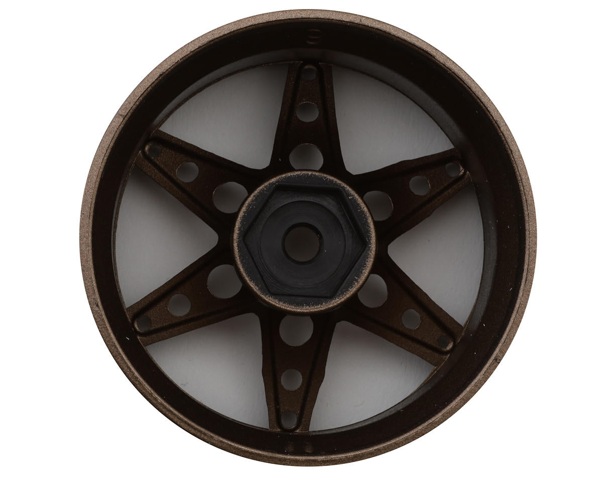 Sideways RC SRC R1 Multi-Spoke Nylon Drift Wheels (Bronze) (2) (6mm Offset)