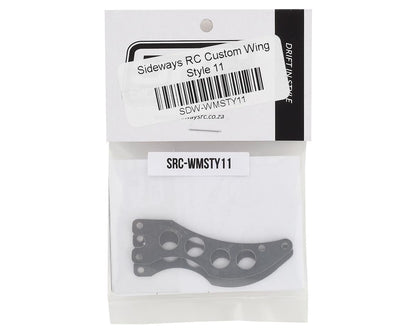 Sideways RC Scale Drift Custom Wing Mount (Silver) (Style 11)