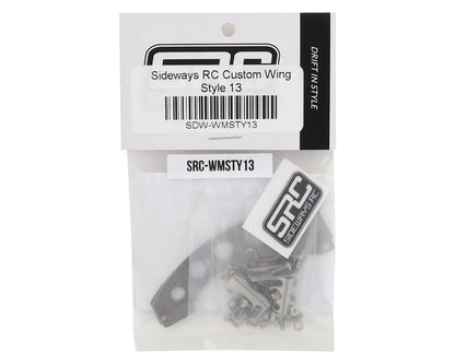 Sideways RC Scale Drift Custom Wing Mount (Silver) (Style 13)