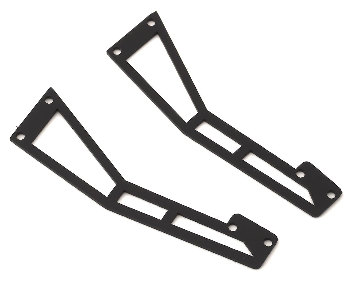 Sideways RC Scale Drift Custom Wing Mount (Silver) (Style 1)