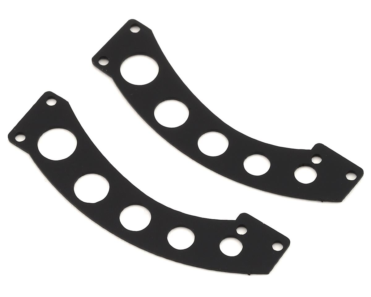 Sideways RC Scale Drift Custom Wing Mount (Silver) (Style 1)