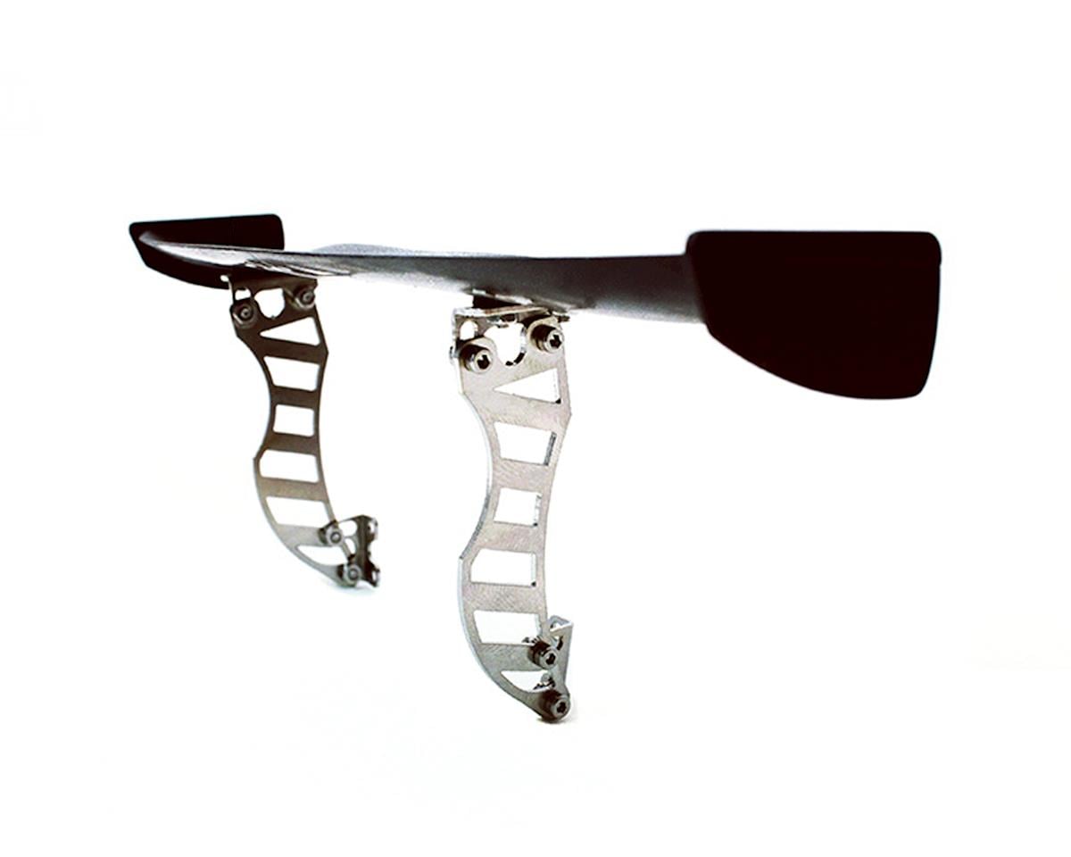 Sideways RC Scale Drift Custom Wing Mount (Silver) (Style 6)