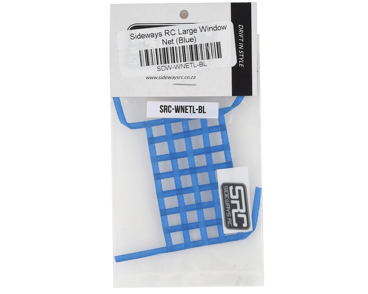 Sideways RC Scale Drift Window Net (Blue) (Large)
