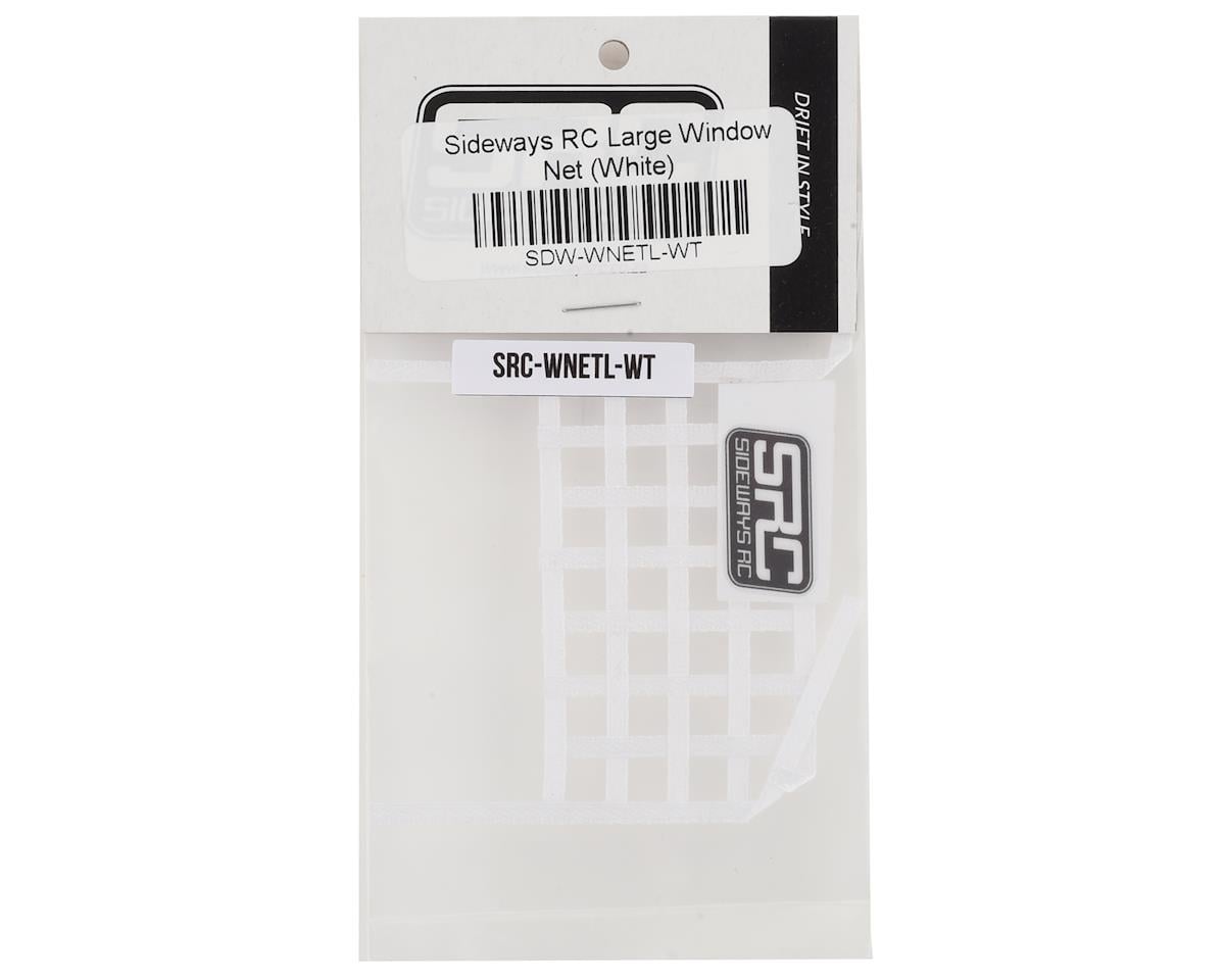 Sideways RC Scale Drift Window Net (White) (Large)