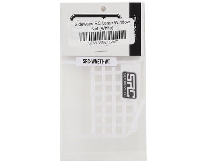 Sideways RC Scale Drift Window Net (White) (Large)