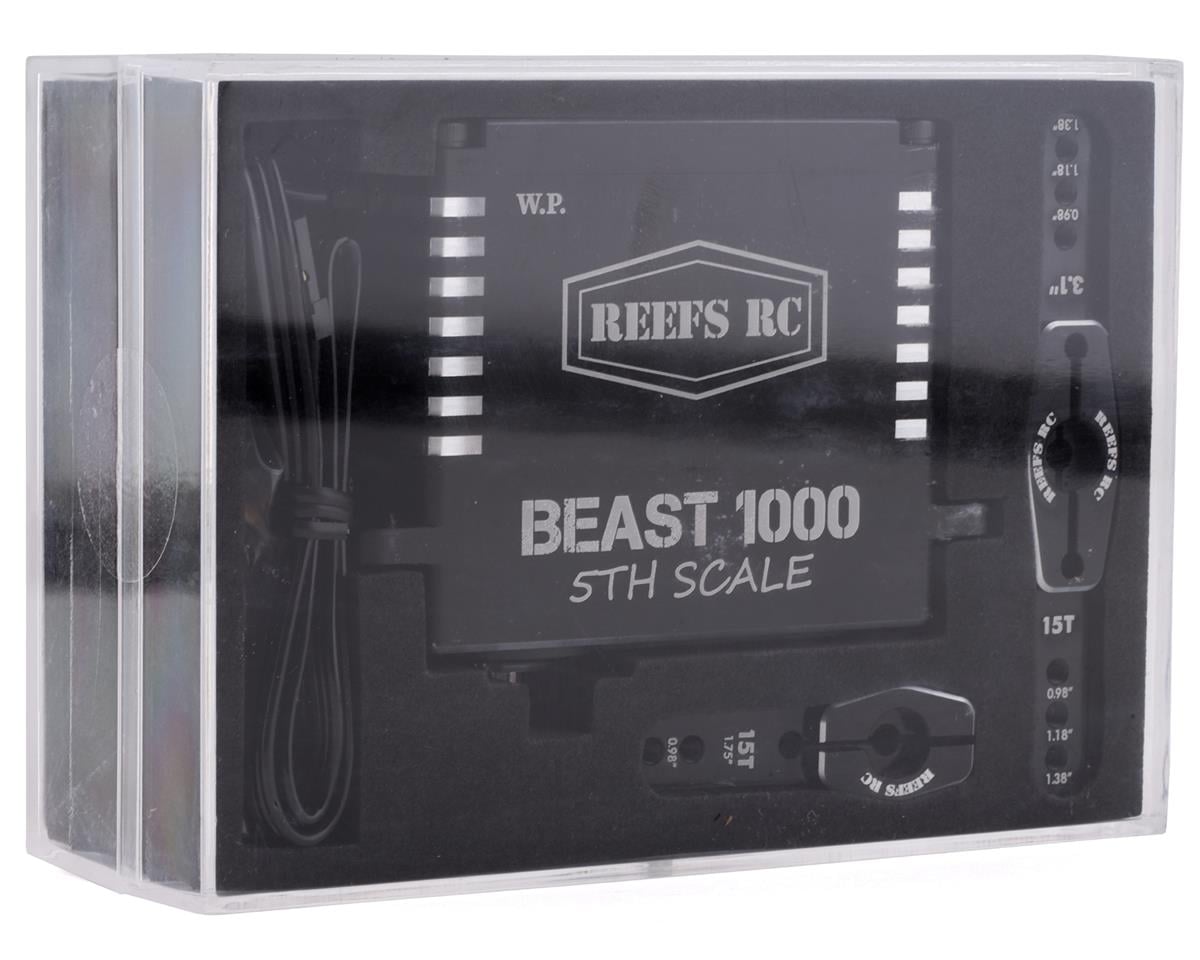 Reefs RC Beast 1000 Waterproof Digital 1/5 Scale Brushless Servo (High Voltage)