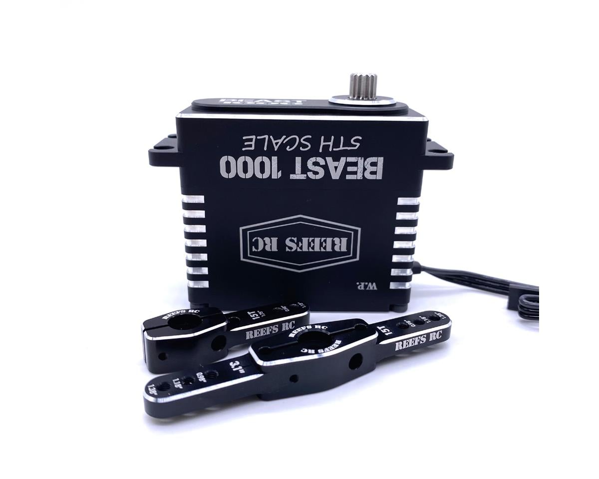 Reefs RC Beast 1000 Waterproof Digital 1/5 Scale Brushless Servo (High Voltage)