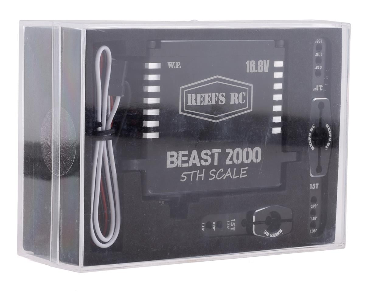 Reefs RC Beast 2000 Waterproof Digital 1/5 Scale Brushless Servo (High Voltage)