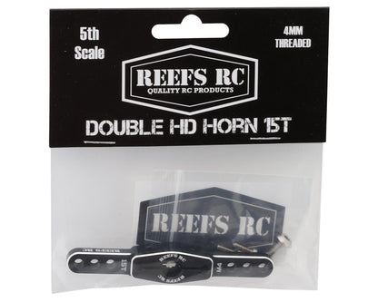 Reefs RC Double HD 5th Scale Servo Horn (15T) (4mm Holes)