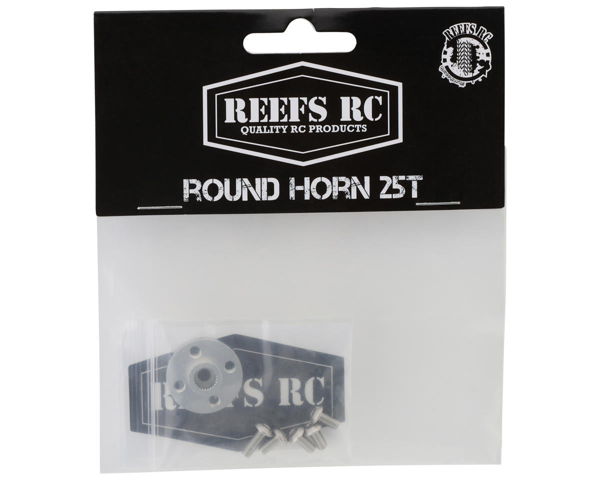 Reefs RC Aluminum Standard Round Servo Horn (25T)