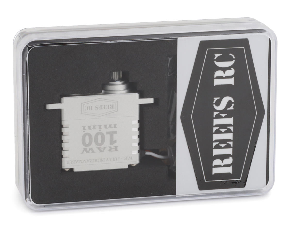 Reefs RC RAW100 Mini Digital Waterproof Servo (Silver) (High Voltage)