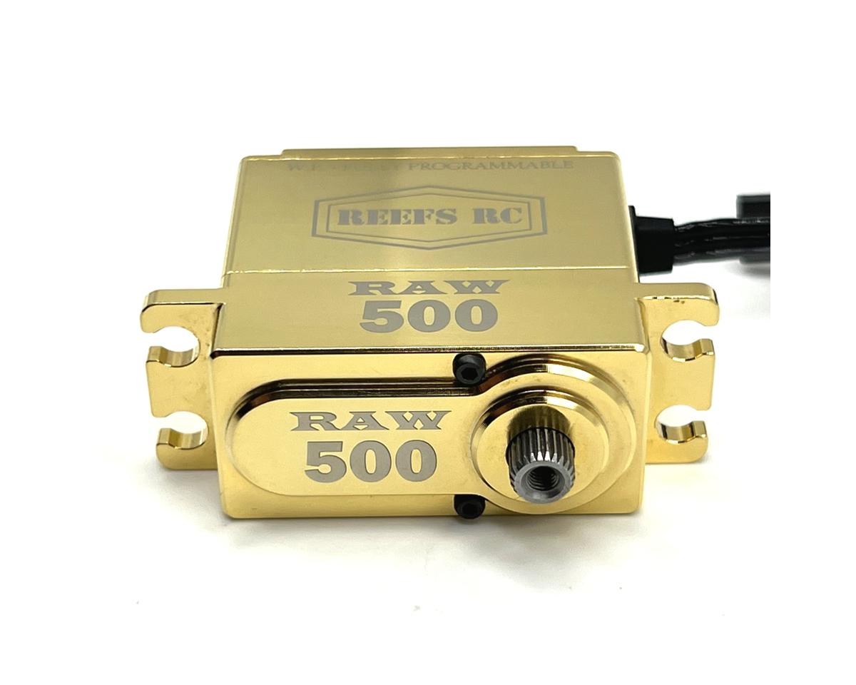 Reefs RC RAW 500 High Torque/Speed Digital Servo (High Voltage) (Brass Edition)