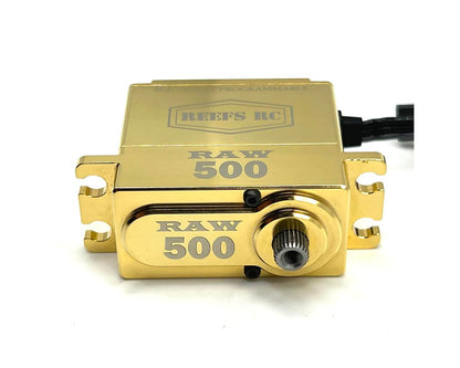 Reefs RC RAW 500 High Torque/Speed Digital Servo (High Voltage) (Brass Edition)