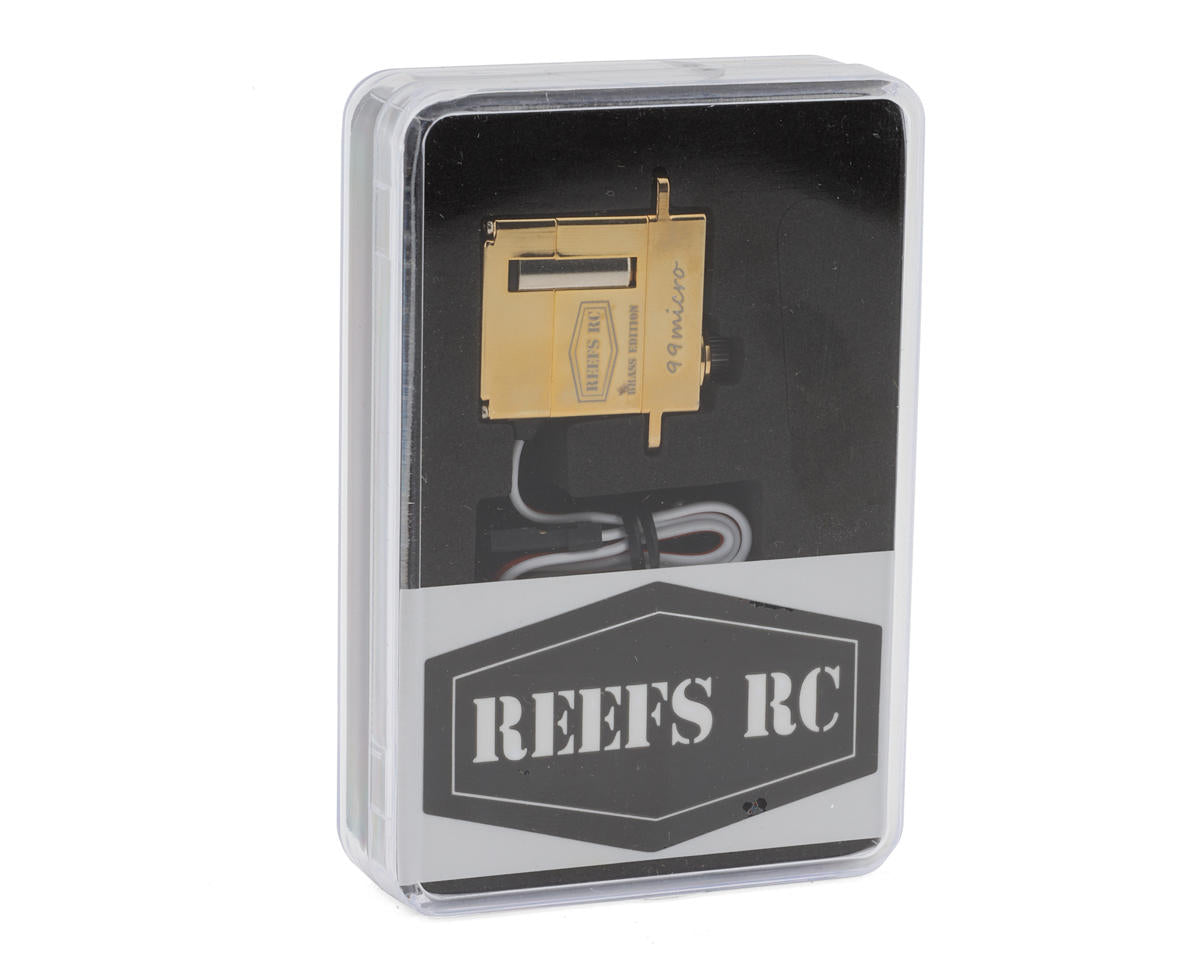 Reefs RC 99micro High Torque Metal Gear Digital Micro Servo (HV) (Brass Edition)