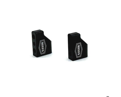 Reefs RC Micro Servo Mounting Tabs (Black) (2)
