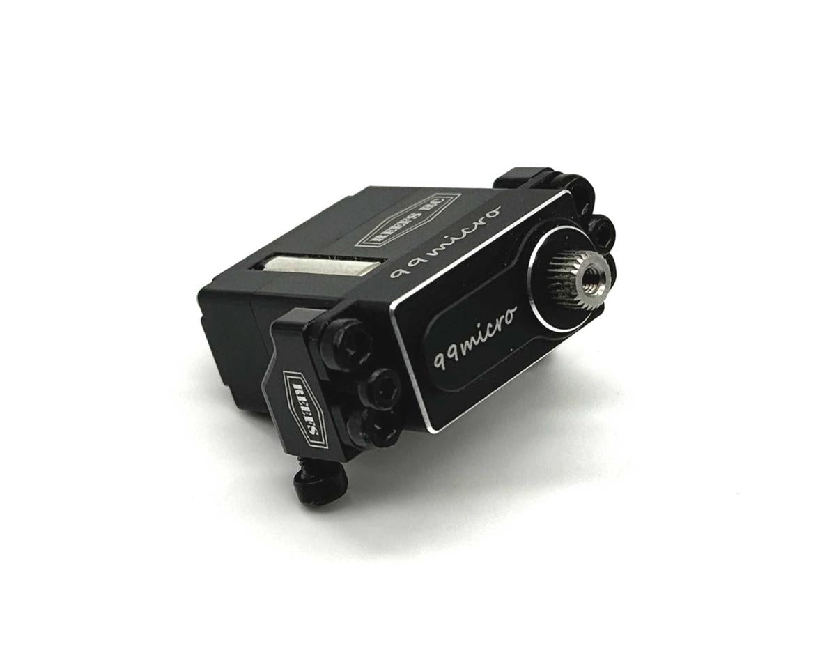 Reefs RC Micro Servo Mounting Tabs (Black) (2)