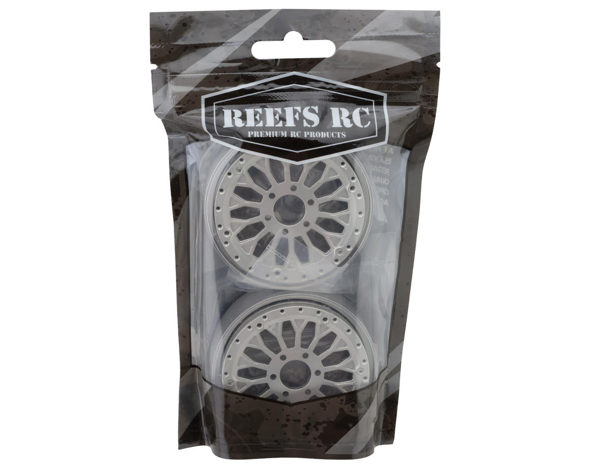Reefs RC SHIELD 2.2 Aluminum Beadlock Wheels w/Hubs (2)