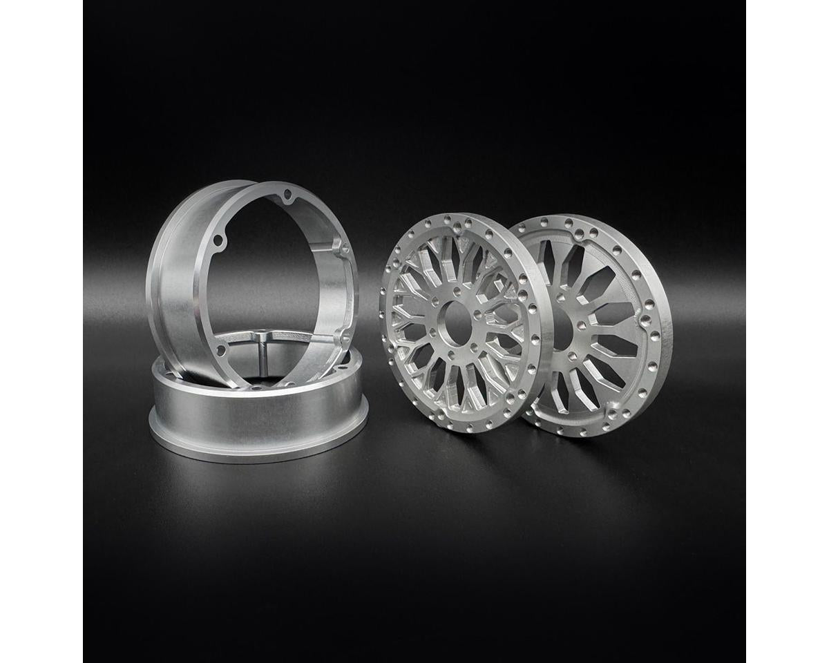 Reefs RC SHIELD 2.2 Aluminum Beadlock Wheels w/Hubs (2)