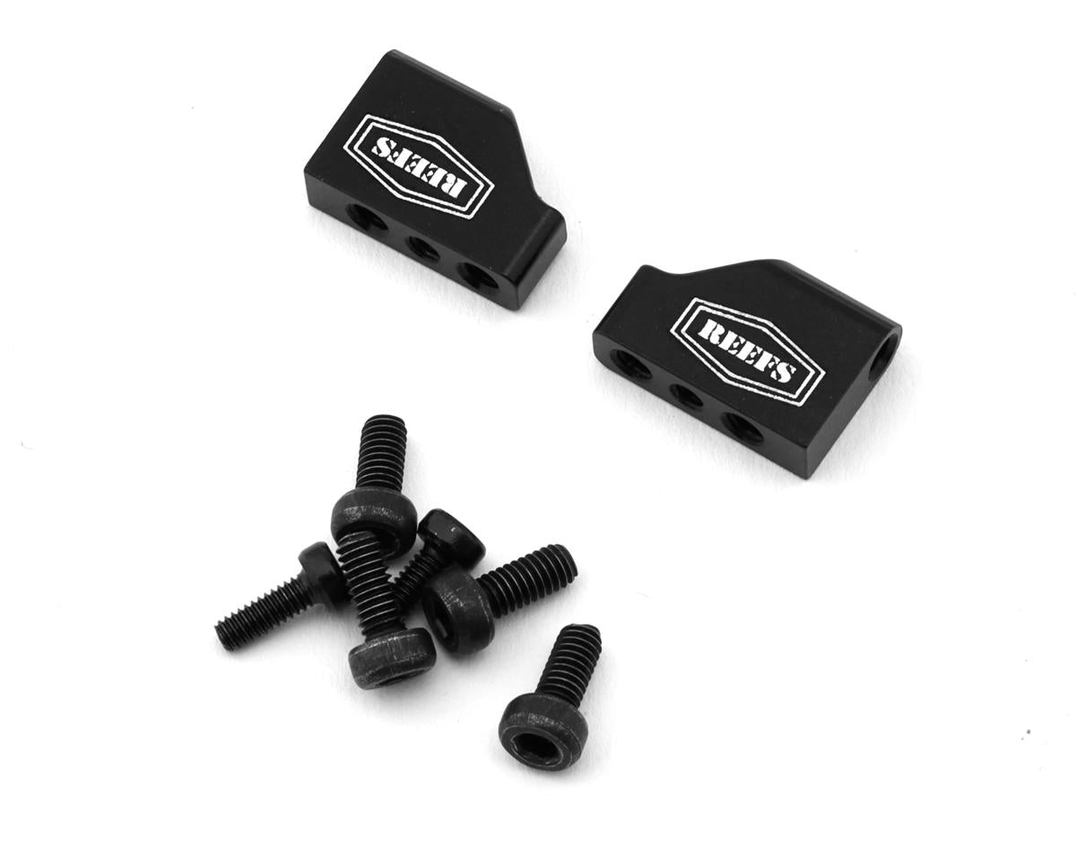 Reefs RC RAW100 Mini Servo CNC-Machined Aluminum Mounting Tabs (2)