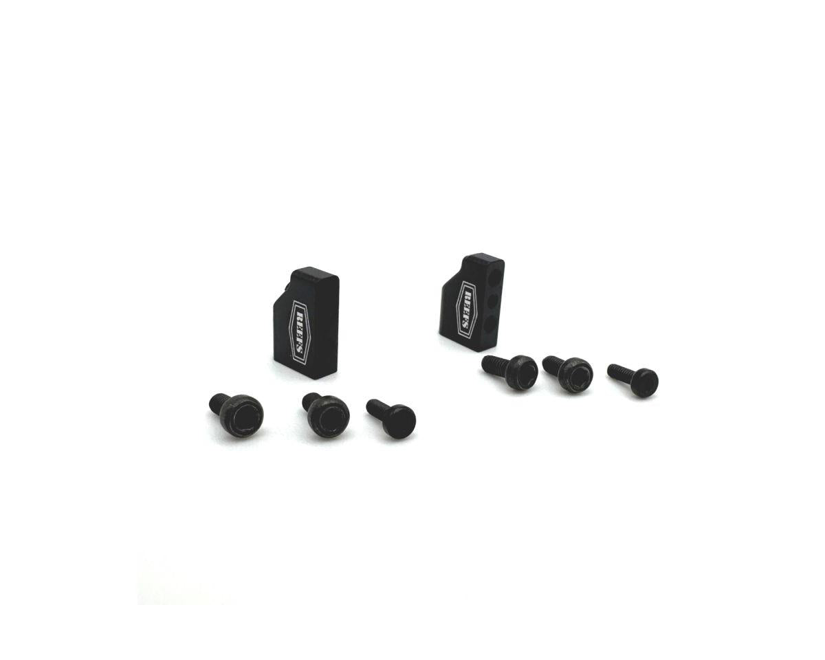 Reefs RC RAW100 Mini Servo CNC-Machined Aluminum Mounting Tabs (2)