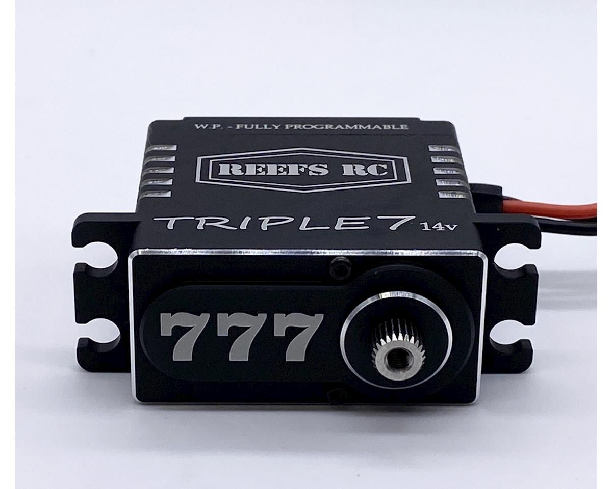 Reefs RC Triple7 14V Programable High Torque Steel Gear Digital Servo