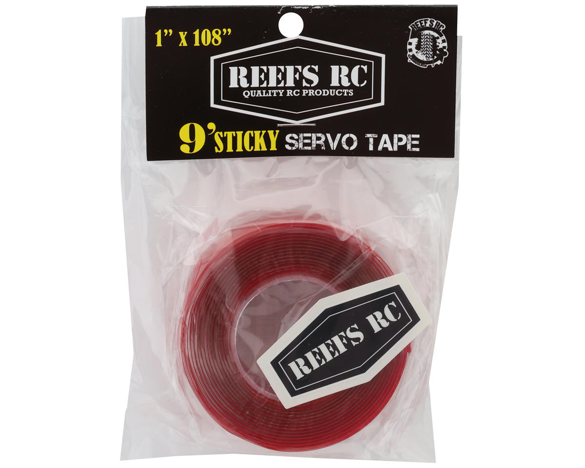 Reefs RC 9' Clear Sticky Double Sided (1"x108") Servo Tape