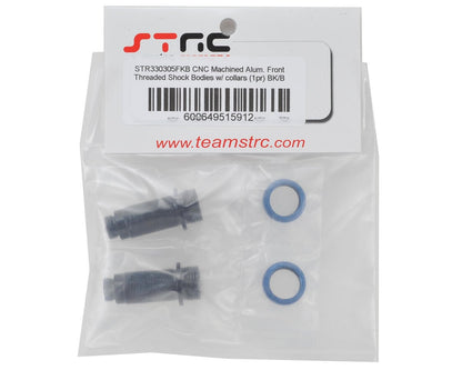 ST Racing Concepts Arrma Aluminum Front Threaded Shock Bodies (2) (Black/Blue)