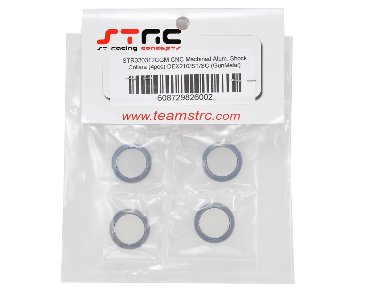 ST Racing Concepts Aluminum Shock Collars (4) (Gun