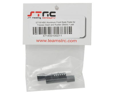 ST Racing Concepts Aluminum Front Body Posts for Traxxas Slash (Black) (2)