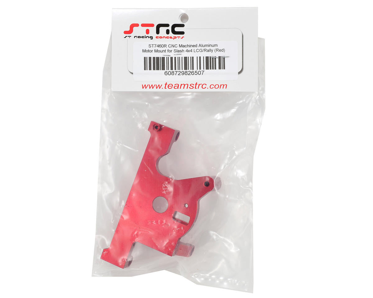 ST Racing Concepts Aluminum LCG Motor Mount for Traxxas Rally/Slash (Red)