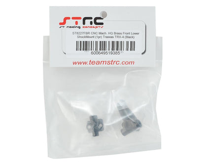 ST Racing Concepts Brass Front Lower Shock/Panhard Mounts for Traxxas TRX-4 (Black)