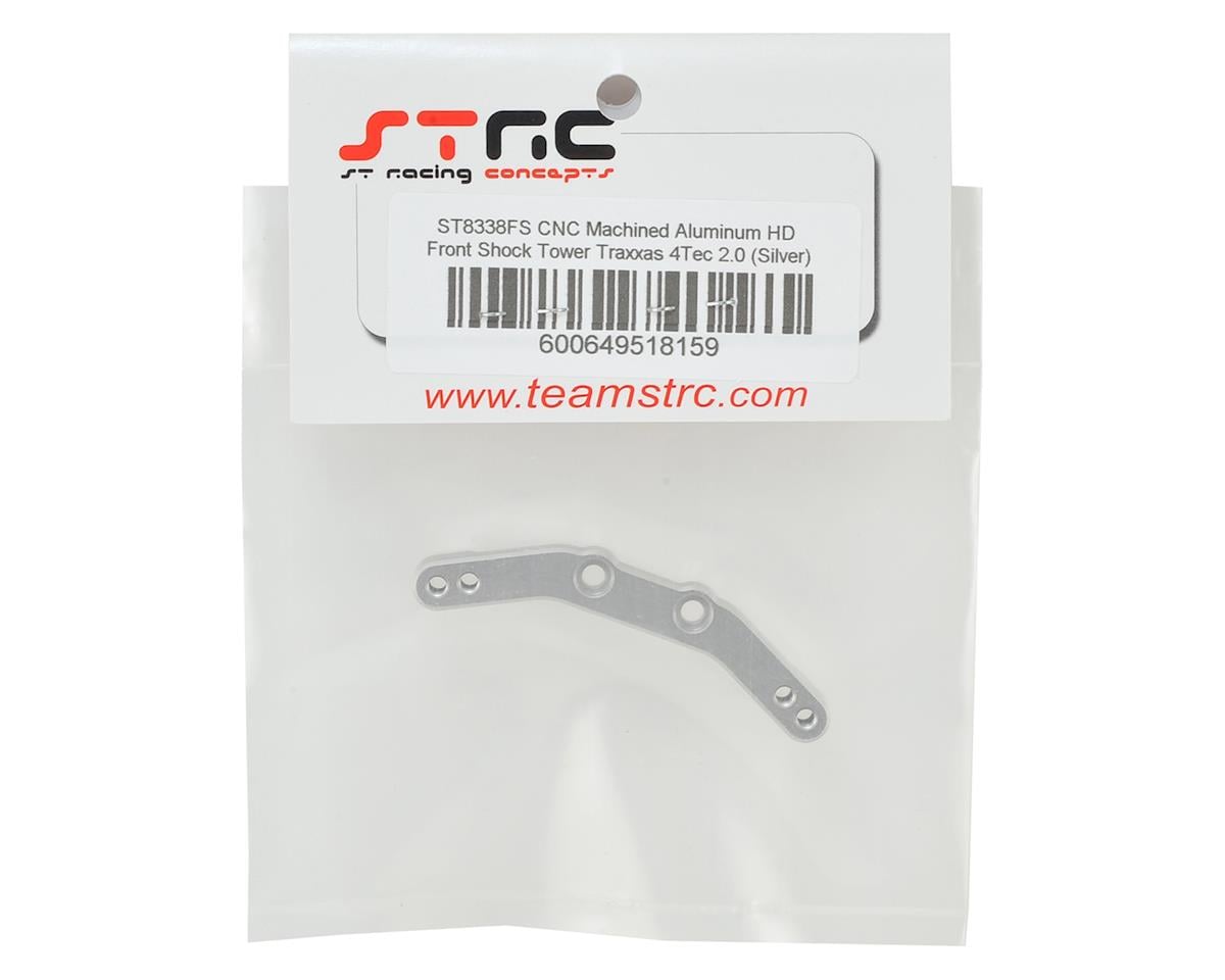 ST Racing Concepts Aluminum Front Shock Tower for Traxxas 4Tec 2.0 (Silver)