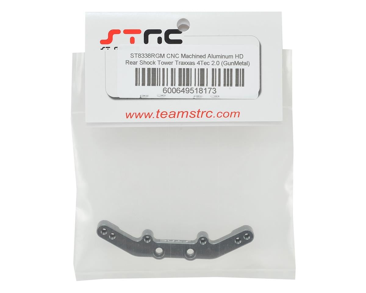 ST Racing Concepts Aluminum Rear Shock Tower for Traxxas 4Tec 2.0 (Gun Metal)