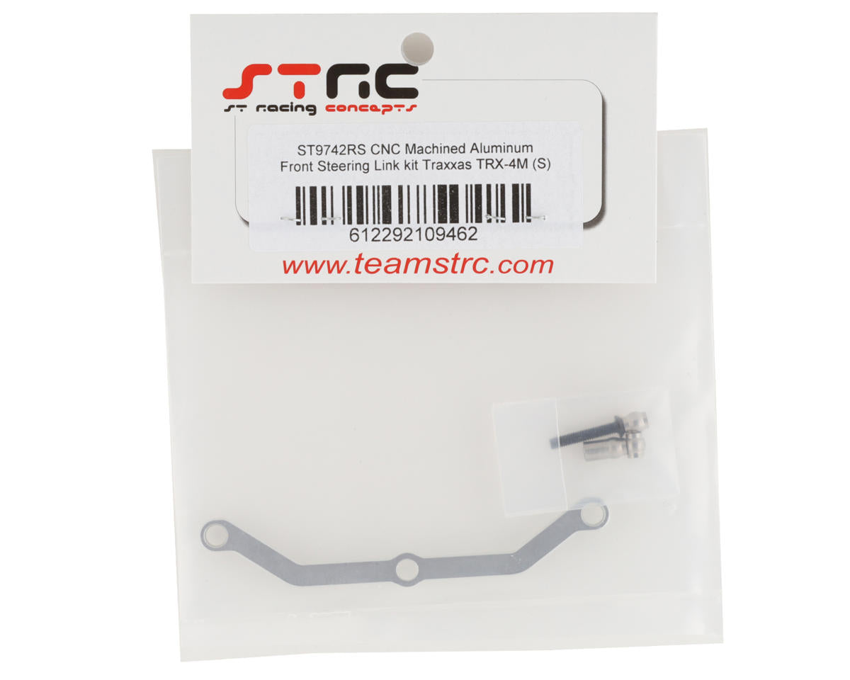 ST Racing Concepts Aluminum Front Steering Link for Traxxas TRX-4M (Silver)