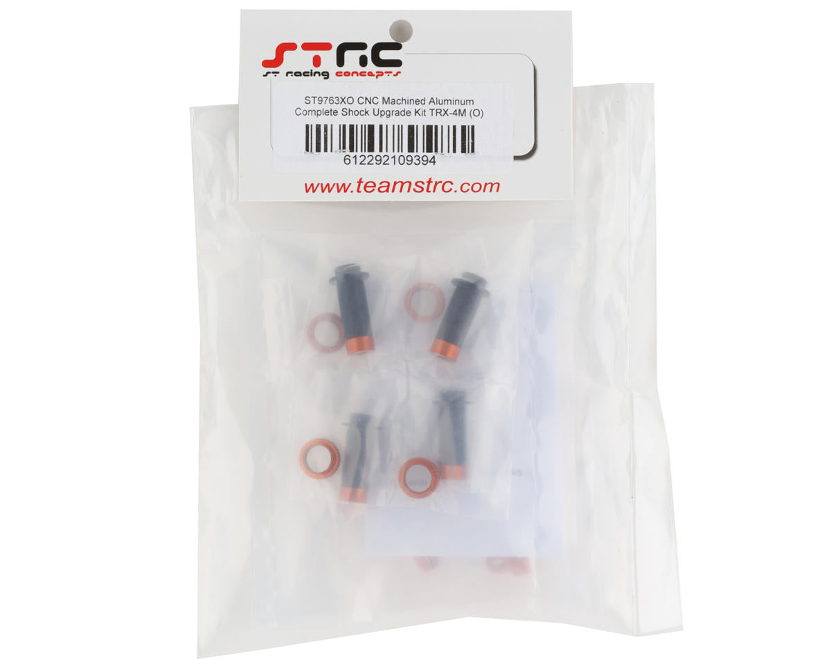 ST Racing Concepts Aluminum Threaded Shocks for Traxxas TRX-4M (Orange) (4)
