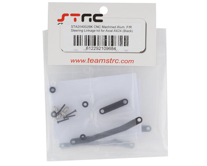 ST Racing Concepts Axial AX24 Aluminum Front & Rear Steering Links (Black)