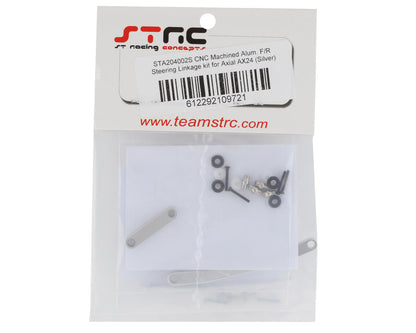 ST Racing Concepts Axial AX24 Aluminum Front & Rear Steering Links (Silver)