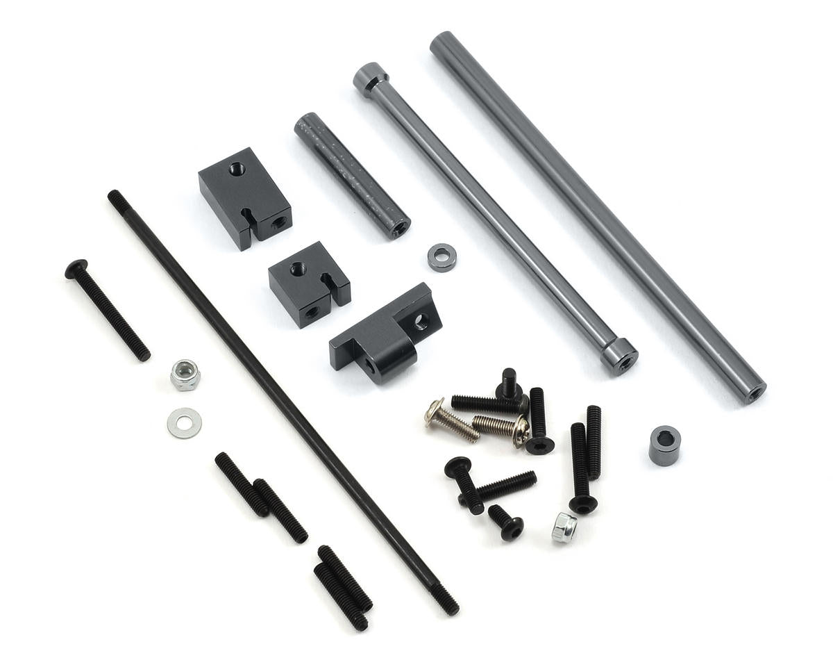 ST Racing Concepts SCX10 Aluminum Off-Axle Servo Mount/Panhard Kit (Gun Metal)