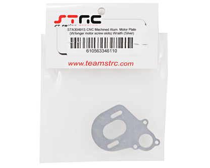 ST Racing Concepts Aluminum Motor Plate (Silver)