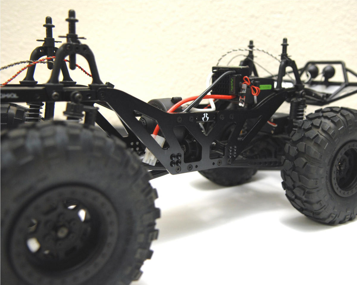 ST Racing Concepts SCX10 Aluminum Chassis Lift Kit (Silver)