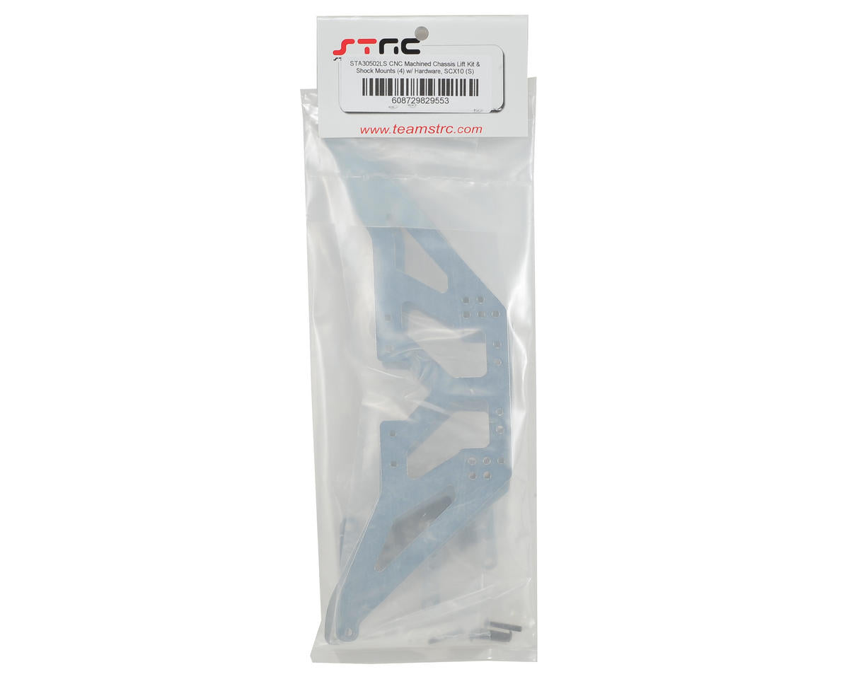 ST Racing Concepts SCX10 Aluminum Chassis Lift Kit (Silver)