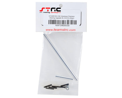 ST Racing Concepts SCX10 Aluminum Steering Upgrade Kit (Silver)