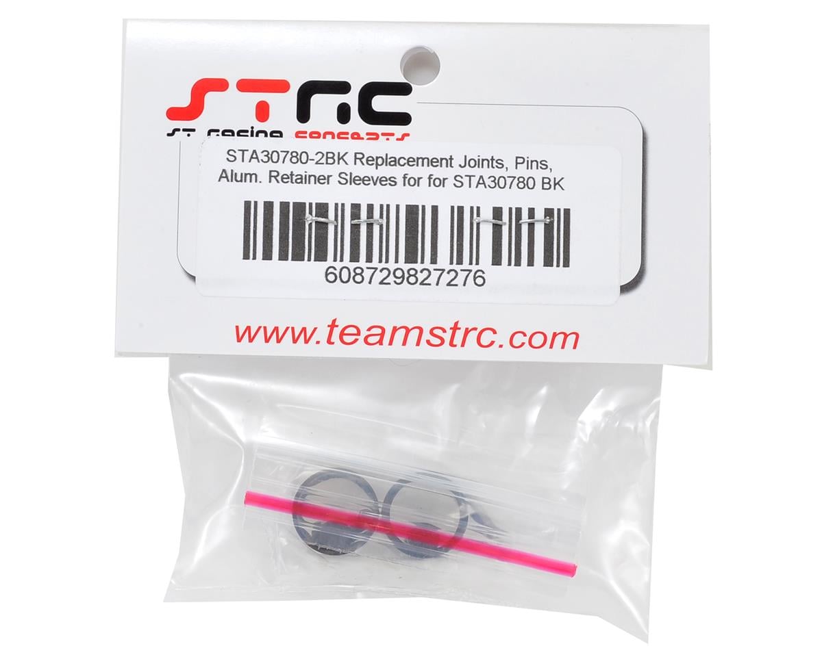 ST Racing Concepts Wraith Aluminum Retainer Sleeves & Joint Pins (Black)