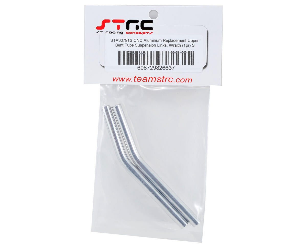 ST Racing Concepts Wraith Aluminum Upper Bent Suspension Links (2) (Silver)