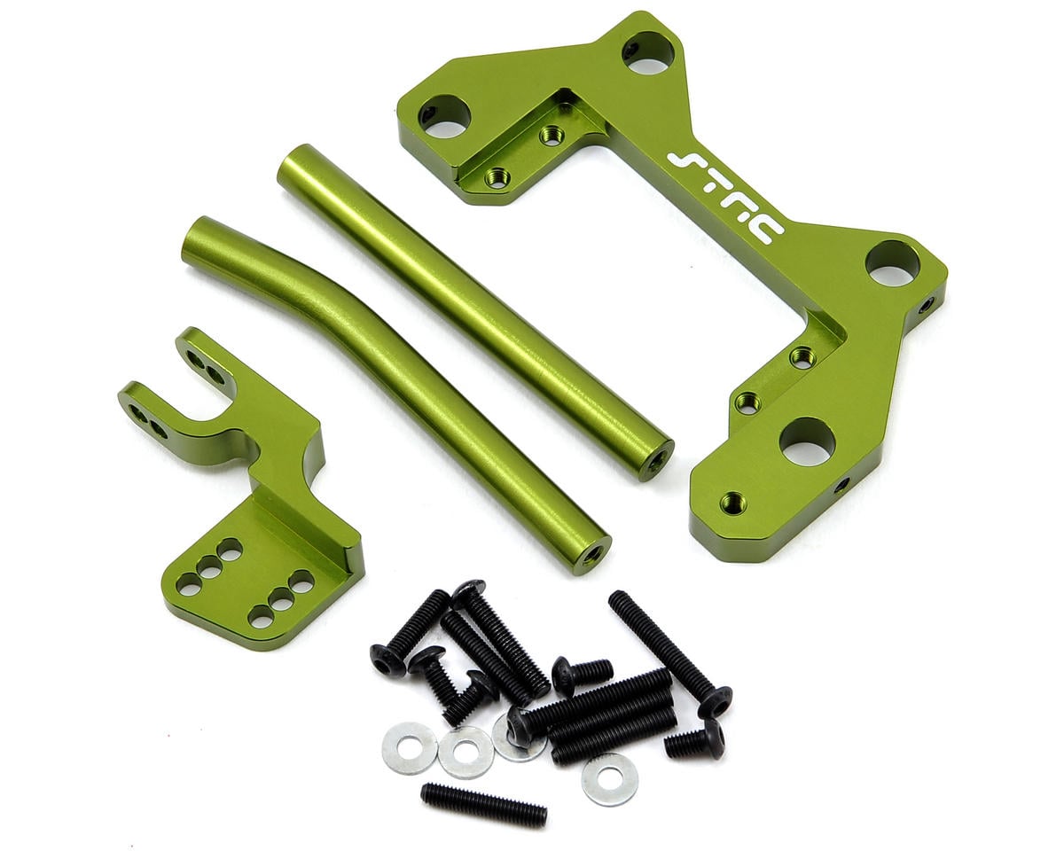 ST Racing Concepts Wraith Aluminum Off Axle Servo Mount & Panhard Kit (Green)