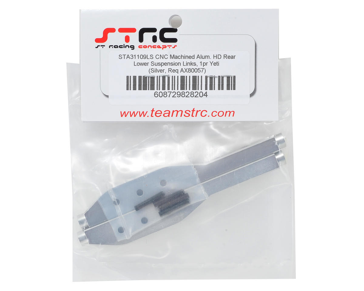 ST Racing Concepts Aluminum HD Rear Lower Suspension Link Set (Silver)