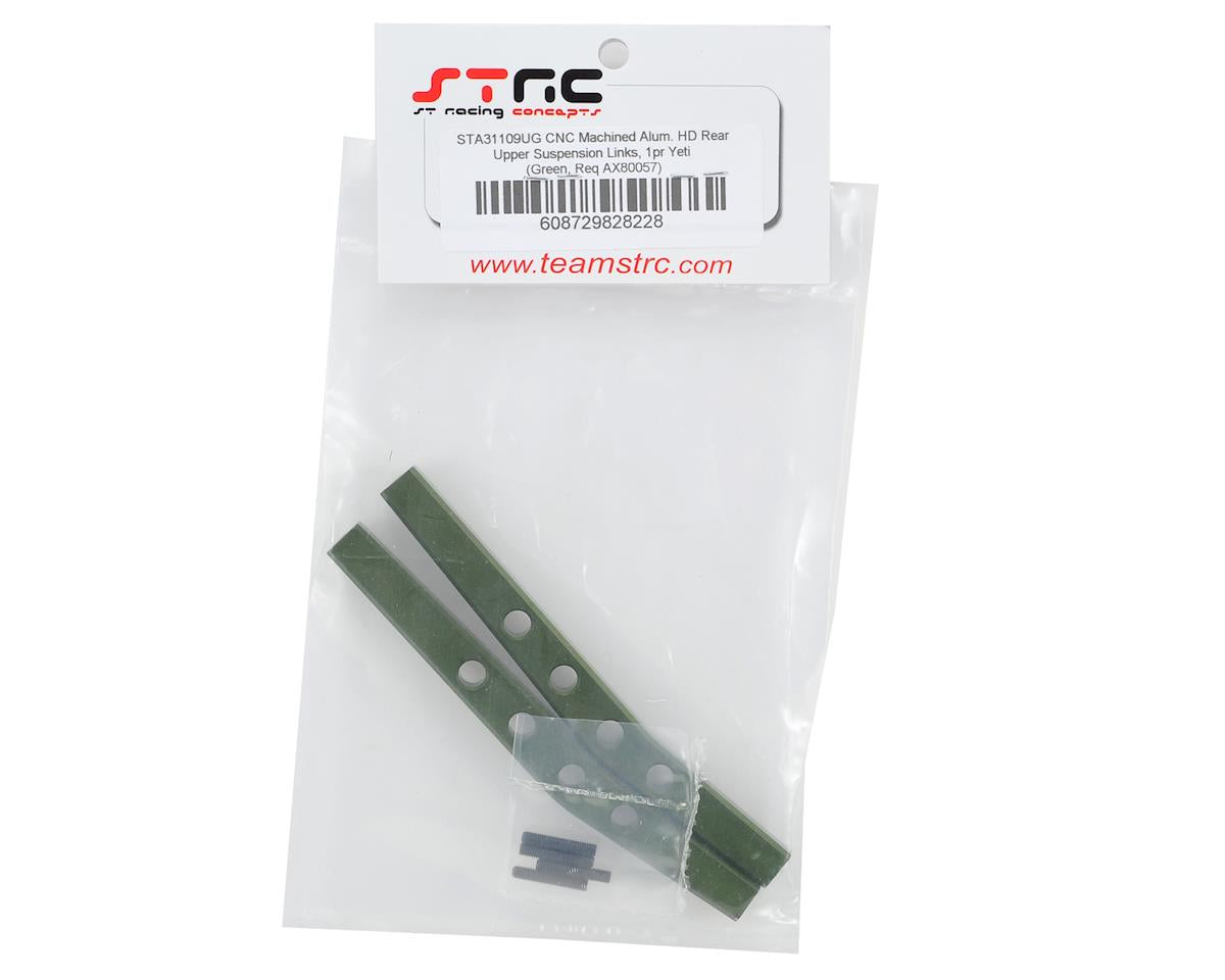 ST Racing Concepts Aluminum HD Rear Upper Suspension Link Set (Green)