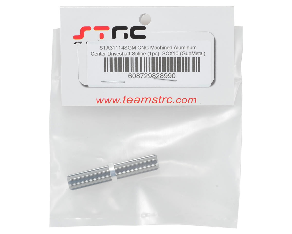 ST Racing Concepts Aluminum Center Driveshaft Spline (Gun Metal)